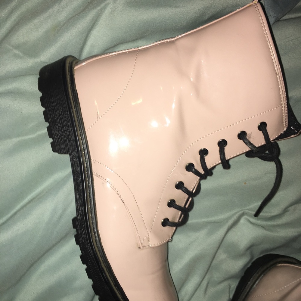 Light pink boots